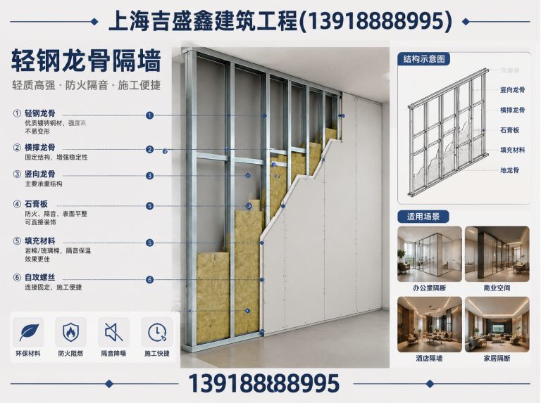 普陀区上海隔墙施工展示图